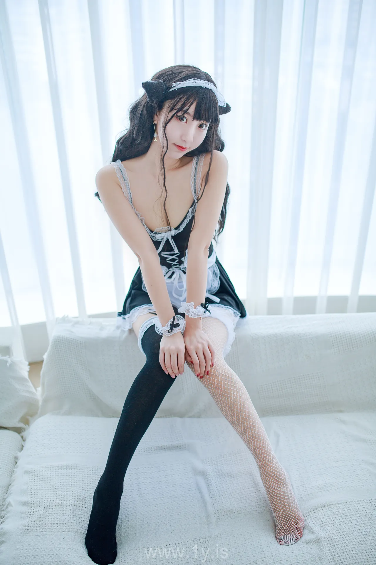 Coser@黑川 NO.028 Pretty Chinese Cutie 小恶魔女仆装